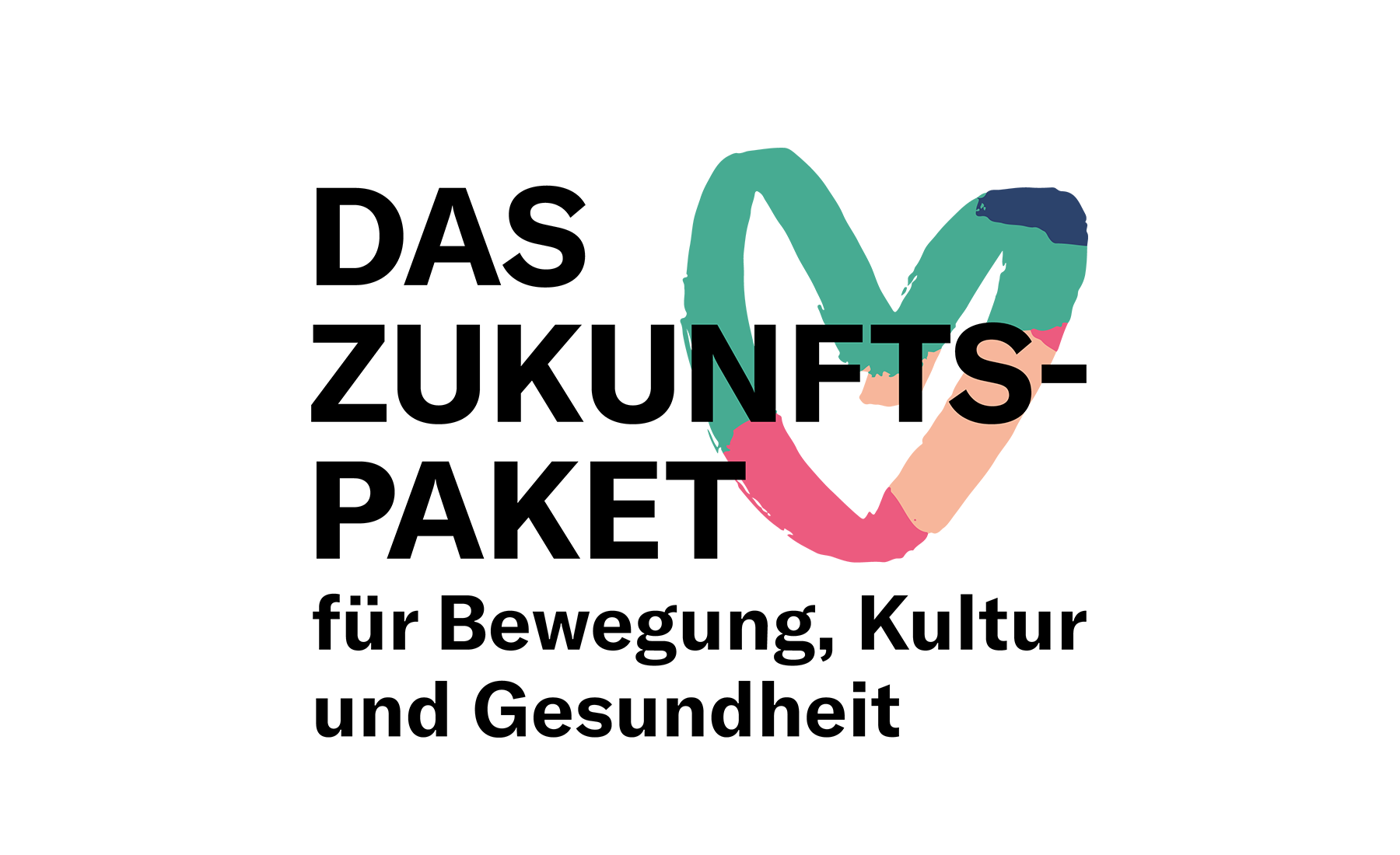 Logo des Zukunftspakets für Bewegung, Kultur und Gesundheit